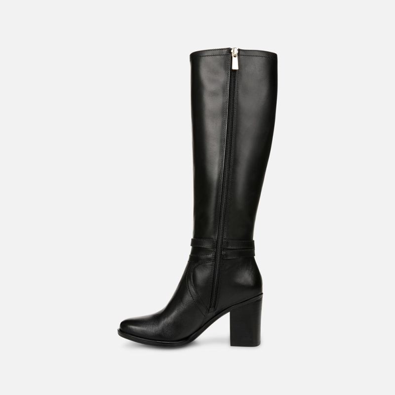 Naturalizer Women's Kamila Knee High Boot - Black Leather