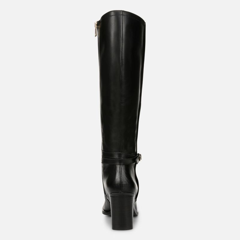 Naturalizer Women's Kamila Knee High Boot - Black Leather