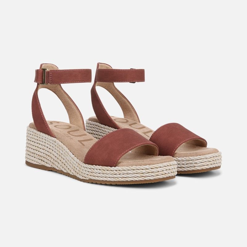 Naturalizer Women's SOUL Gloria Espadrille - Clay Fabric