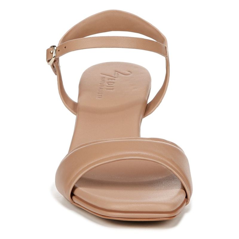 Naturalizer Women's 27 EDIT Grace Dress Sandal - Taupe Leather