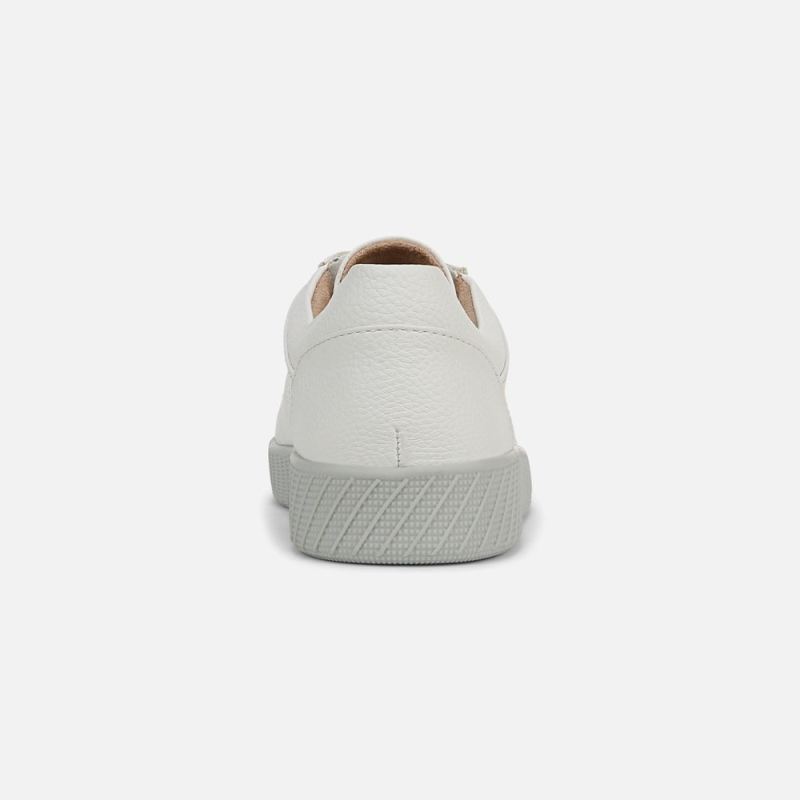 Naturalizer Women's SOUL Neela Sneaker - White / Mist Grey Faux Leather