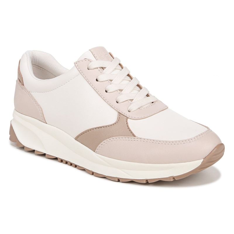 Naturalizer Women's Shay Lace Up Sneaker - Beige Multi Leather