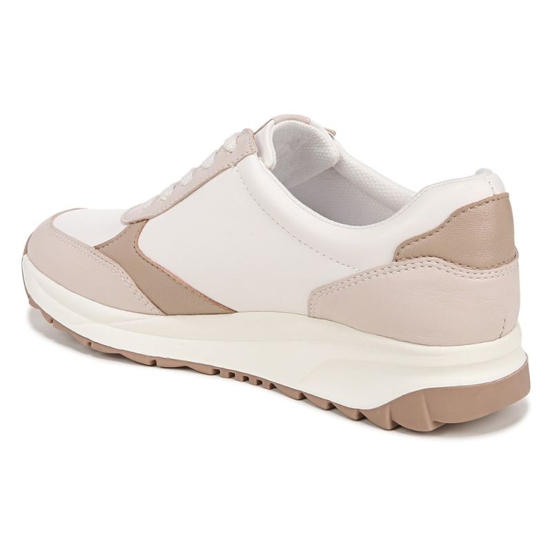 Naturalizer Women's Shay Lace Up Sneaker - Beige Multi Leather