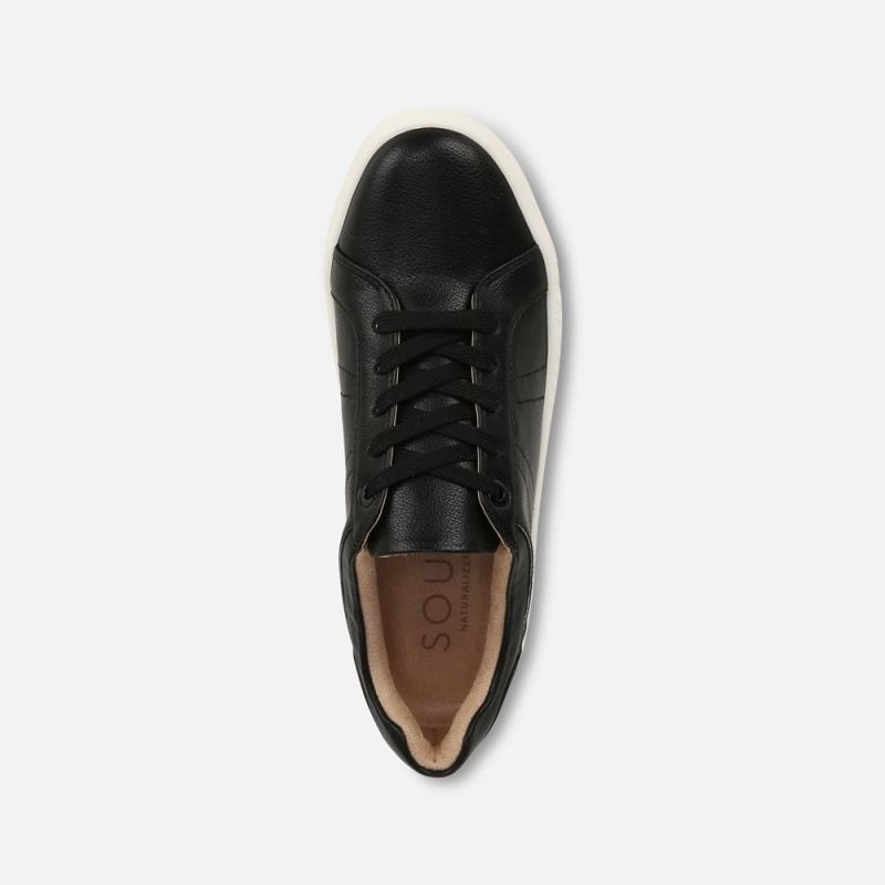 Naturalizer Women's SOUL Neela Sneaker - Black Synthetic