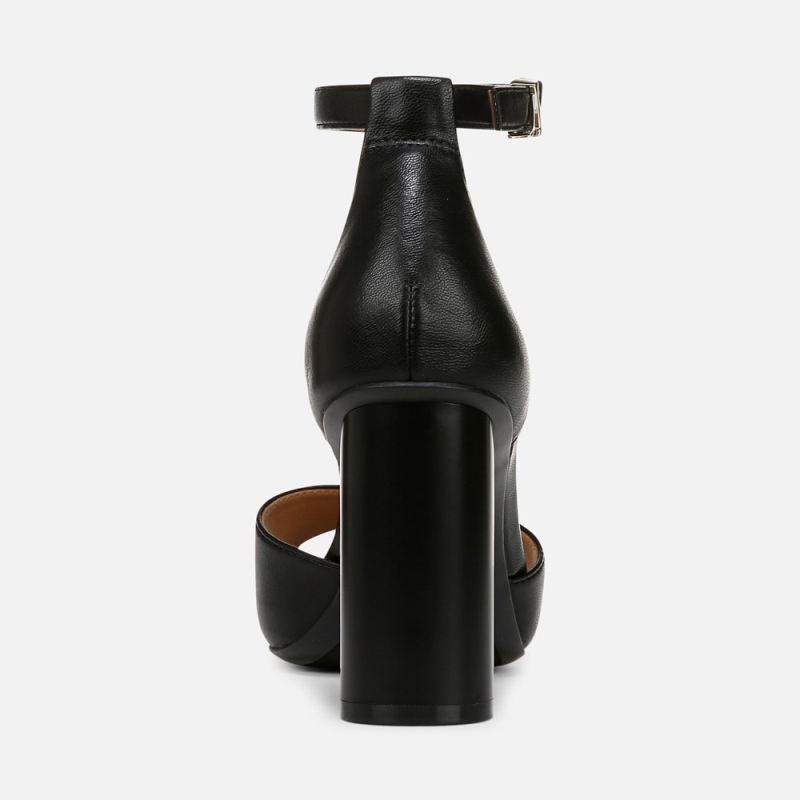 Naturalizer Women's Malia Dress Sandal - Black Faux Leather