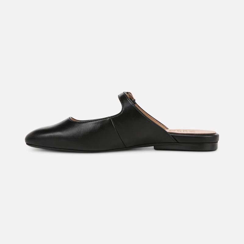 Naturalizer Women's Apple Mary Jane Mule - Black Faux Leather
