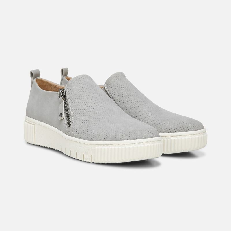 Naturalizer Women's SOUL Turner Slip On Sneaker - Stone Synthetic