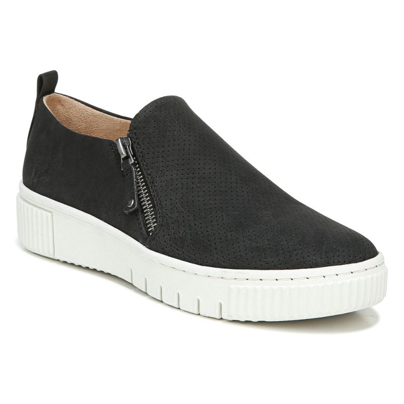 Naturalizer Women's SOUL Turner Slip On Sneaker - Black Synthetic