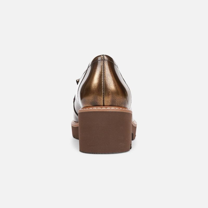Naturalizer Women's Desmond Lug Loafer - Bronze Leather
