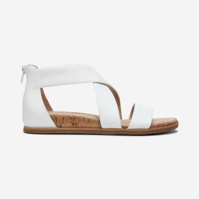 Naturalizer Women's SOUL Cindi Sandal - White Synthetic