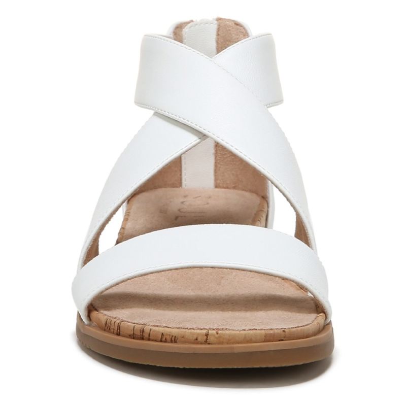 Naturalizer Women's SOUL Cindi Sandal - White Synthetic
