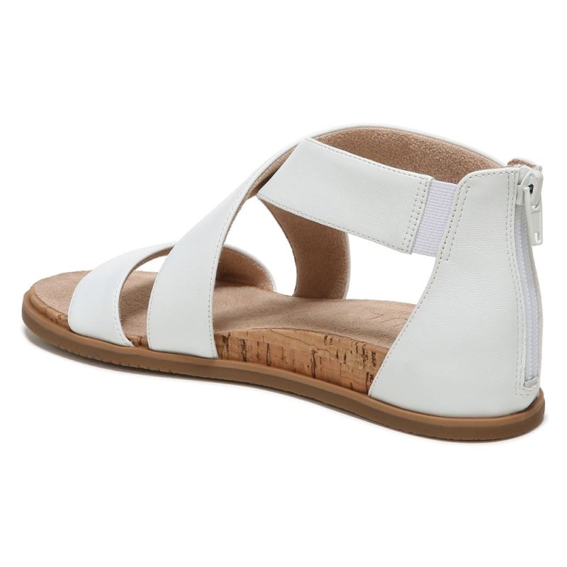 Naturalizer Women's SOUL Cindi Sandal - White Synthetic