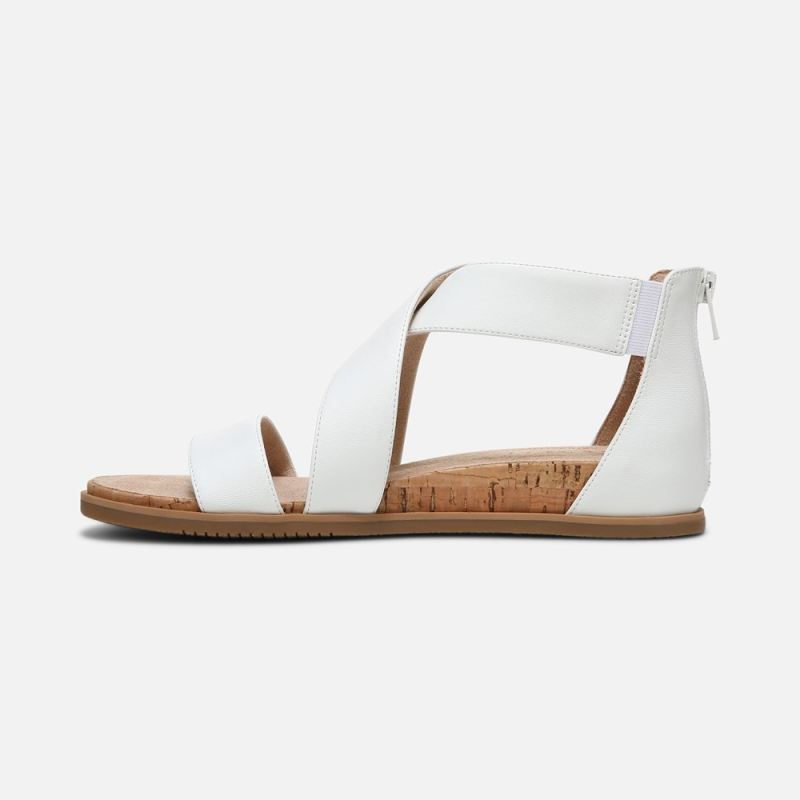 Naturalizer Women's SOUL Cindi Sandal - White Synthetic
