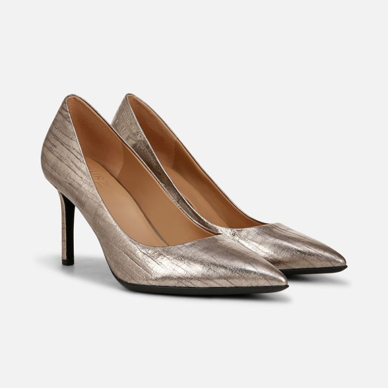 Naturalizer Women's Anna Pump - Graphite Pewter Leather