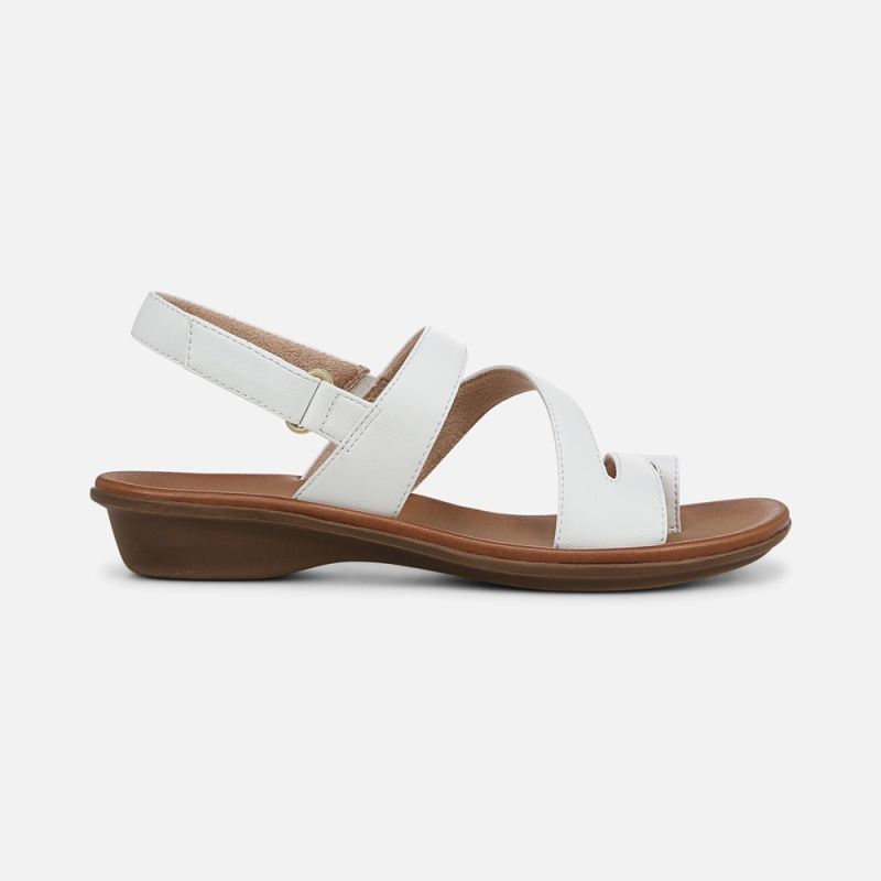 Naturalizer Women's Soul Shakina Sandal - White Faux Leather