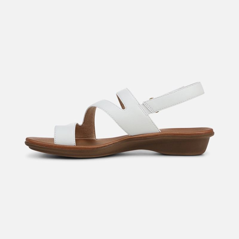 Naturalizer Women's Soul Shakina Sandal - White Faux Leather