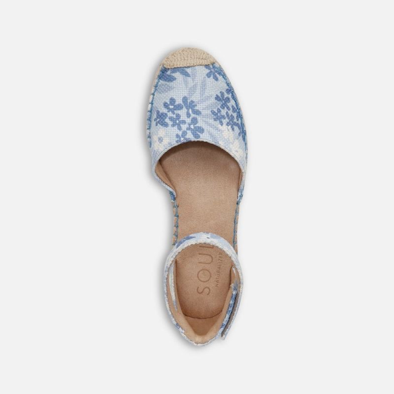 Naturalizer Women's SOUL Wren Espadrille - Bluebell Fabric