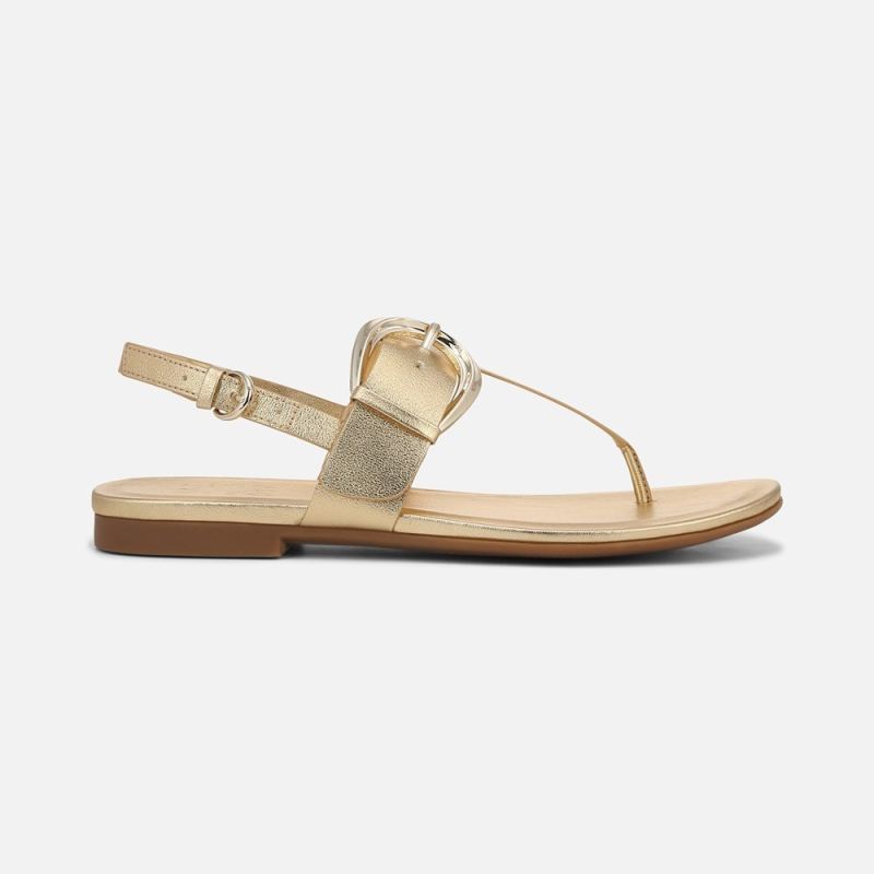 Naturalizer Women's Taylor Sandal - Dark Gold Faux Leather