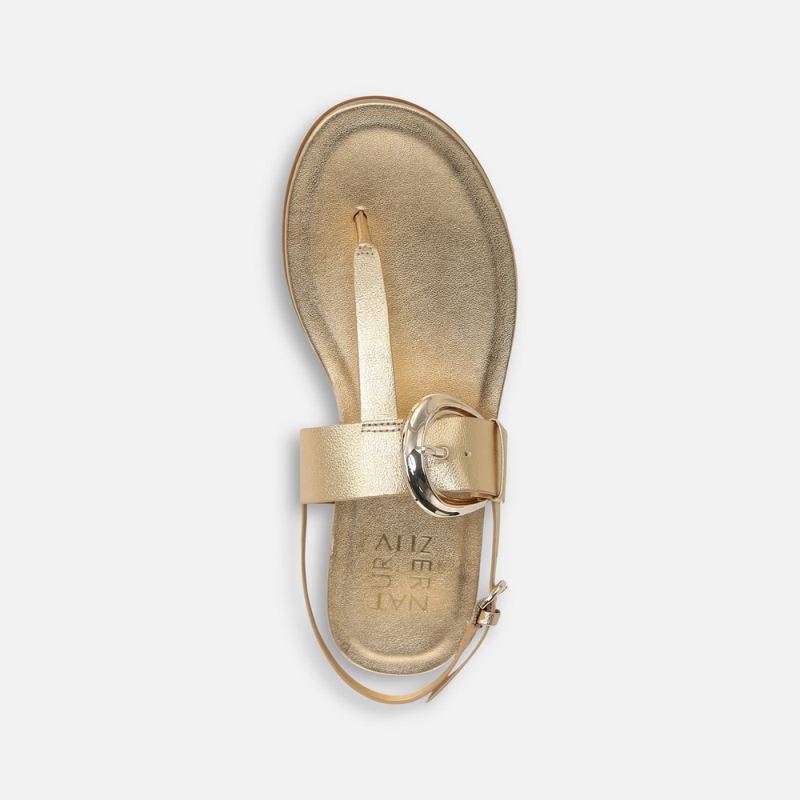 Naturalizer Women's Taylor Sandal - Dark Gold Faux Leather
