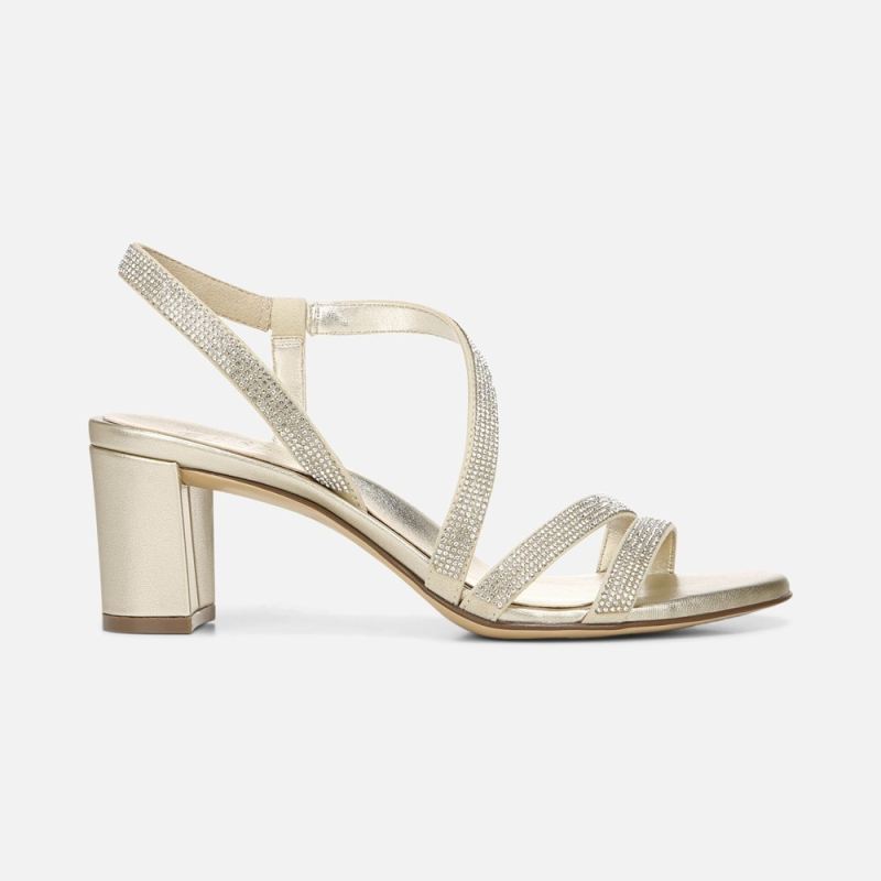 Naturalizer Women's Vanessa Dress Sandal - Champagne Fabric