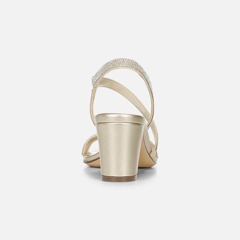 Naturalizer Women's Vanessa Dress Sandal - Champagne Fabric