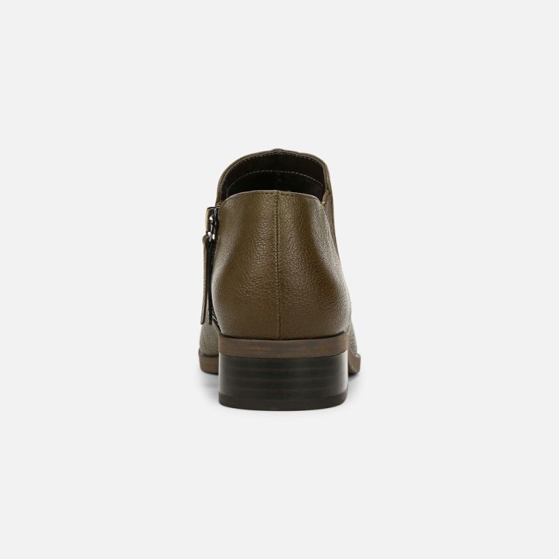Naturalizer Women's SOUL Respect Ankle Bootie - Moss Green Faux Leather