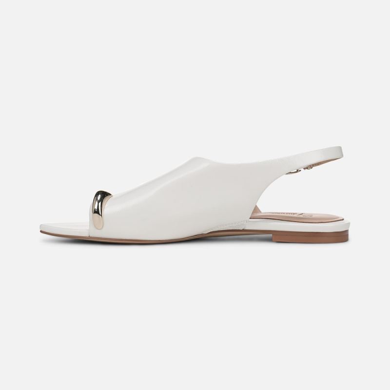 Naturalizer Women's 27 EDIT Via Sandal - Warm White Leather