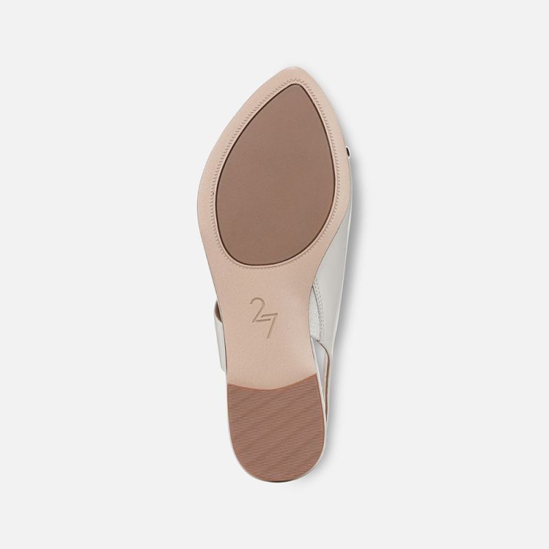 Naturalizer Women's 27 EDIT Via Sandal - Warm White Leather