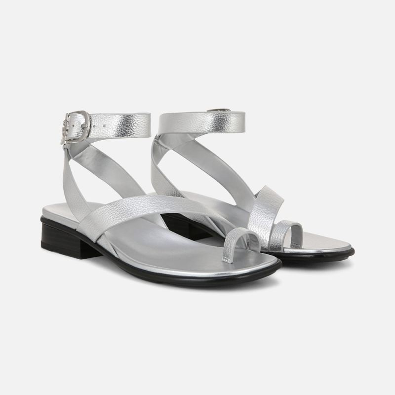 Naturalizer Women's Birch Sandal - Silver Faux Leather