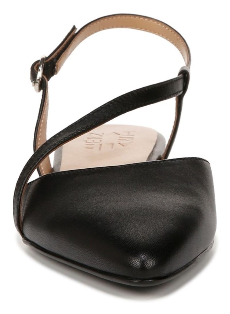 Naturalizer Women's Hawaii Slingback Flat - Black Leather