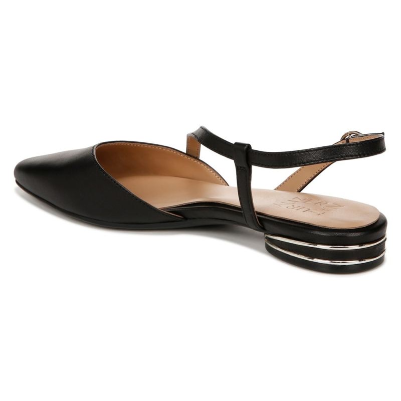 Naturalizer Women's Hawaii Slingback Flat - Black Leather