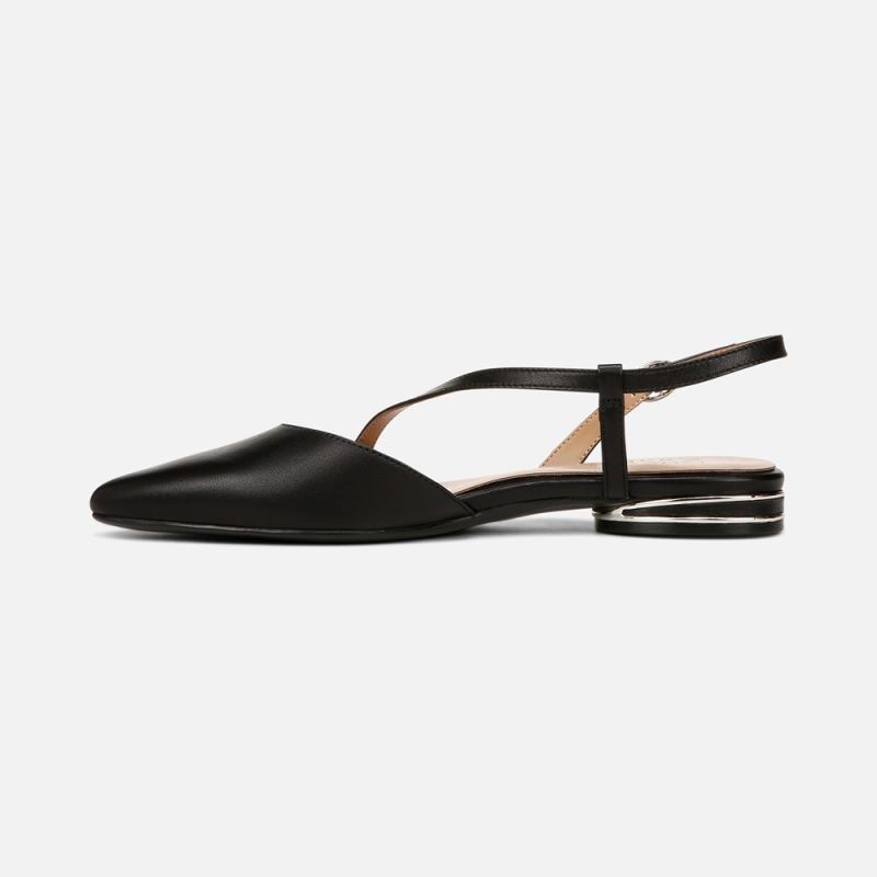 Naturalizer Women's Hawaii Slingback Flat - Black Leather