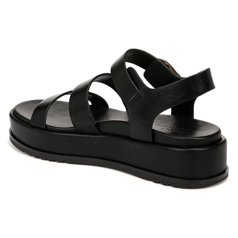 Naturalizer Women's 27 EDIT Zizi Sandal - Black Faux Leather