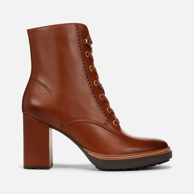 Naturalizer Women's Callie Bootie - Cider Spice Brown Leather