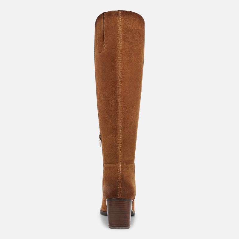 Naturalizer Women's Fae Wide Calf Knee High Boot - Saddle Tan Suede