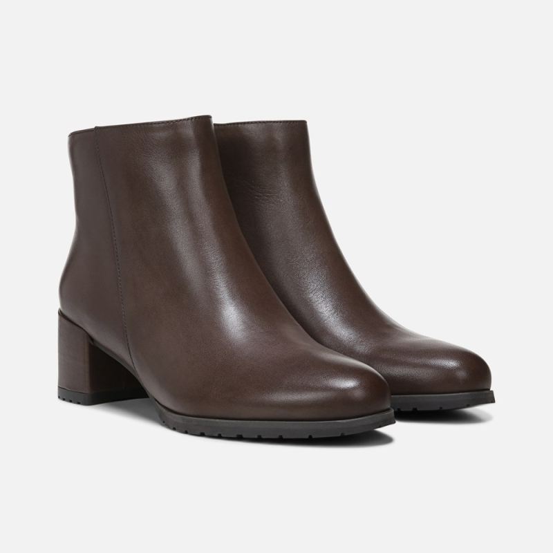 Naturalizer Women's Bay Weatherproof Bootie - CHOCOLATE LEATHER