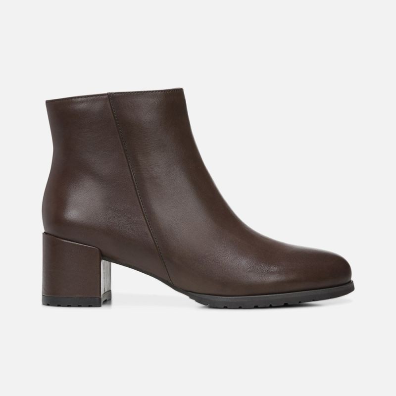 Naturalizer Women's Bay Weatherproof Bootie - CHOCOLATE LEATHER
