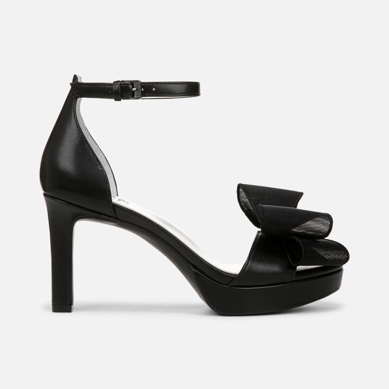 Naturalizer Women's Always Dress Sandal - Black Faux Leather