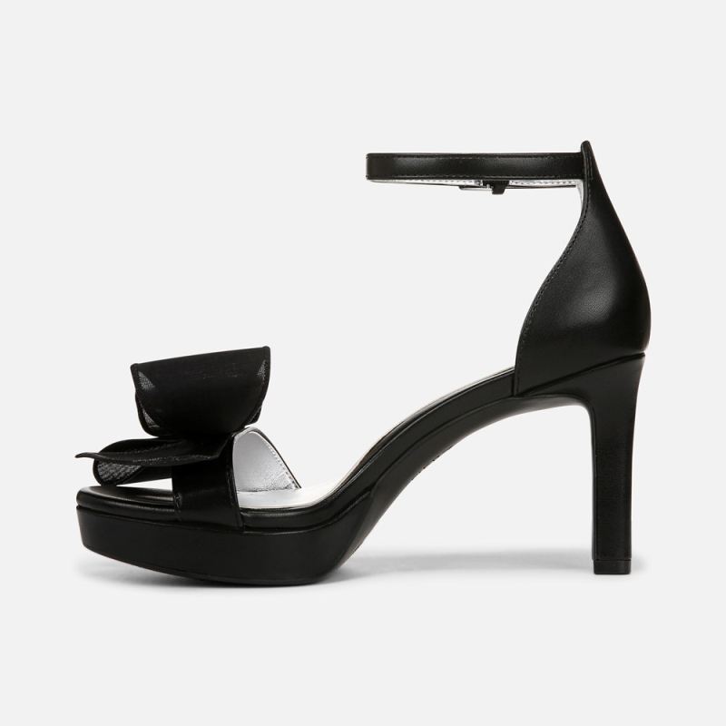 Naturalizer Women's Always Dress Sandal - Black Faux Leather