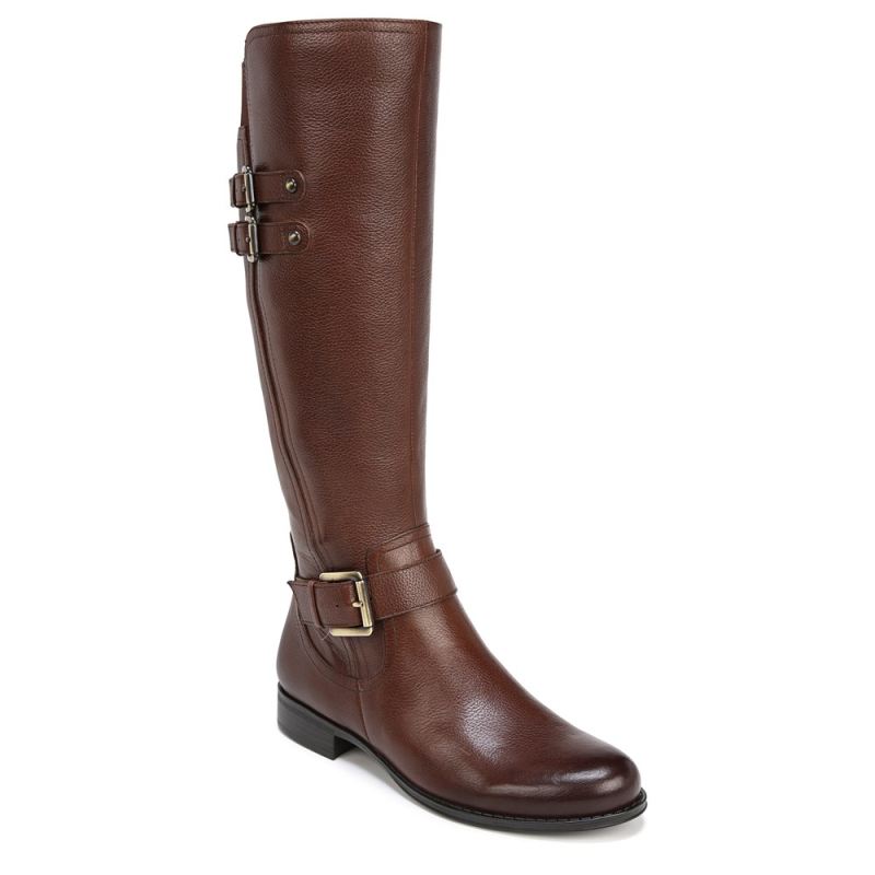 Naturalizer Women's Jessie Knee High Boot - Chocolate Bar Leather