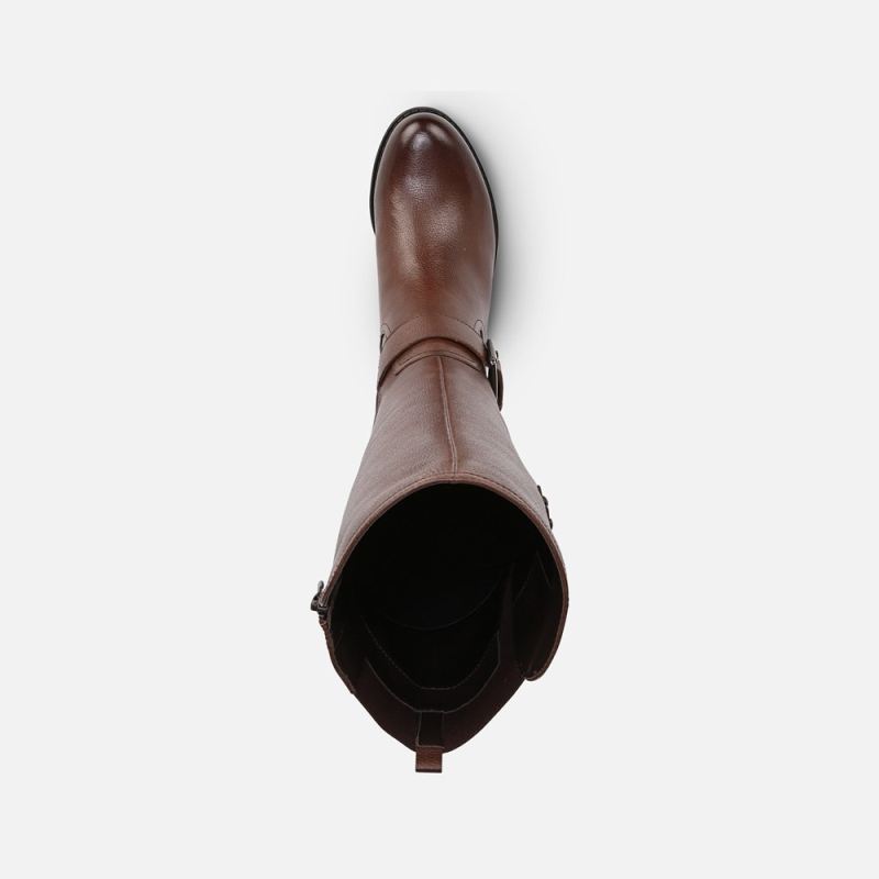 Naturalizer Women's Jessie Wide Calf Knee High Boot - Chocolate Bar Leather