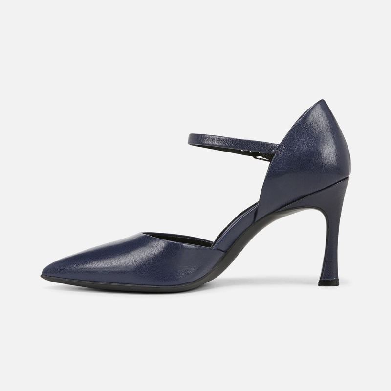 Naturalizer Women's Amber Dress Shoe - Midnight Blue Leather