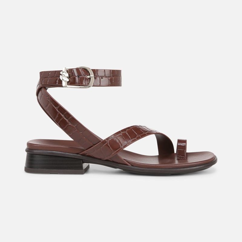 Naturalizer Women's Birch Sandal - Cappuccino Croco Faux Leather