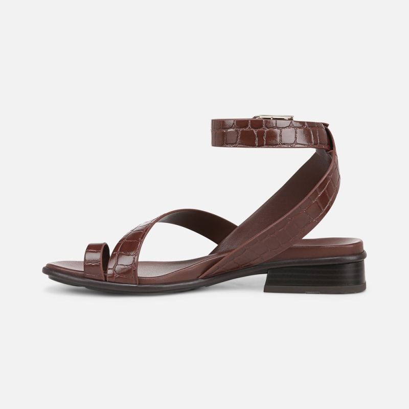 Naturalizer Women's Birch Sandal - Cappuccino Croco Faux Leather