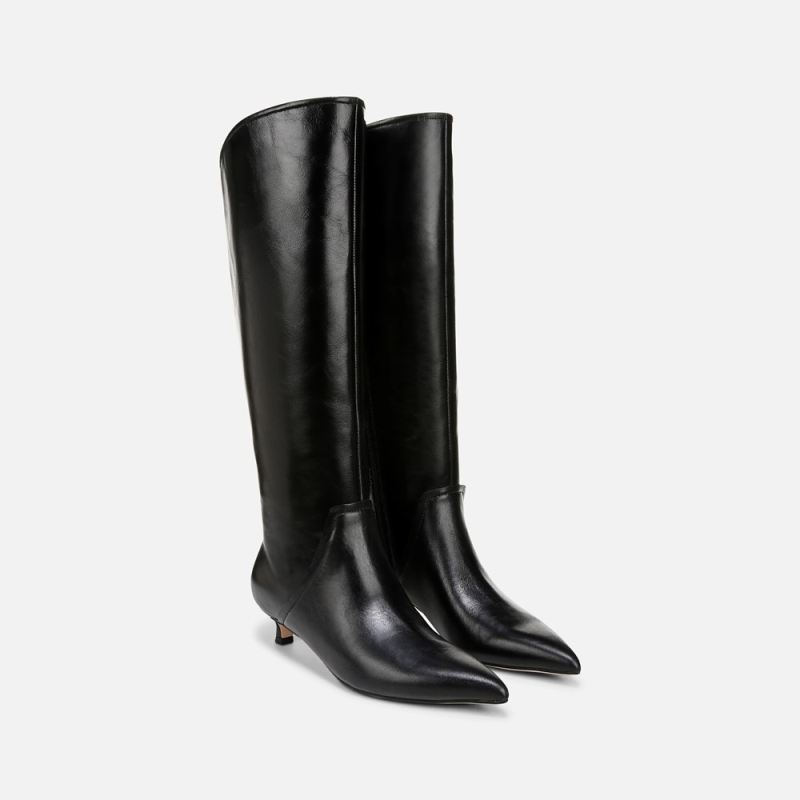 Naturalizer Women's 27 Edit Nikita Knee High Boot - Black Leather