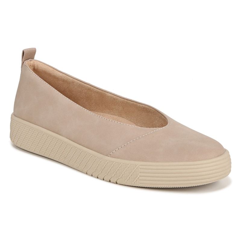 Naturalizer Women's SOUL Neela Slip On - Warm Taupe Beige Synthetic