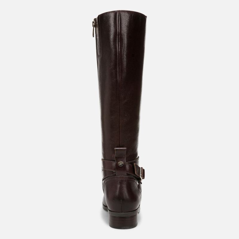 Naturalizer Women's Rena 2 Wide Calf Riding Boot - Brown Leather