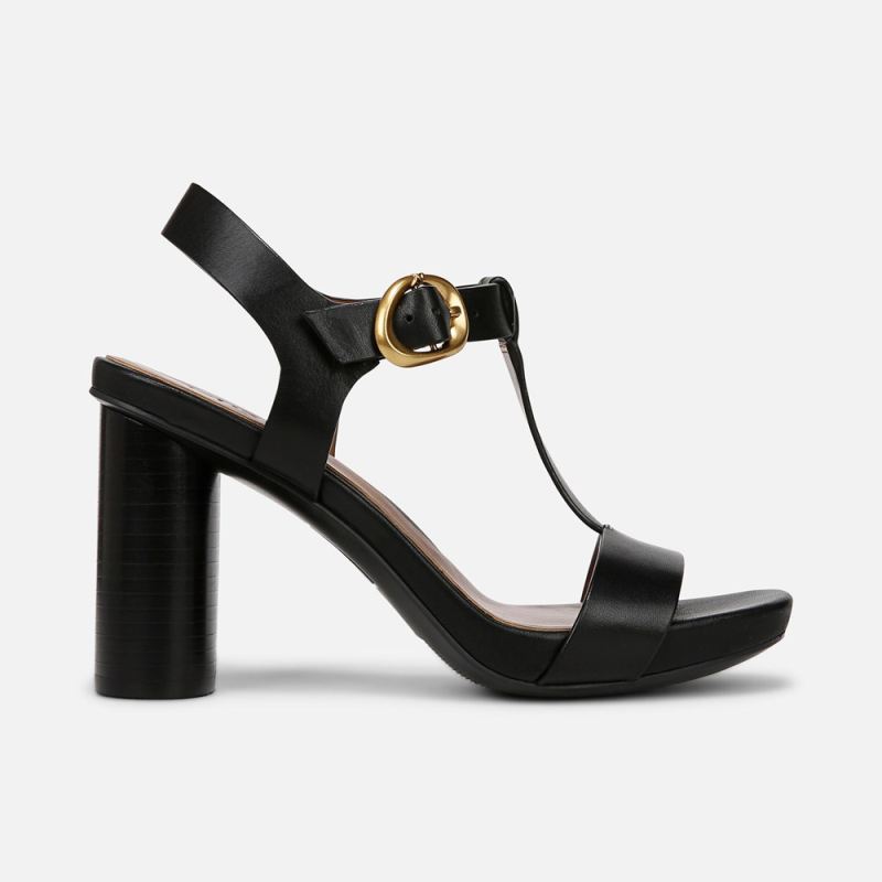 Naturalizer Women's Jordis Dress Sandal - Black Leather