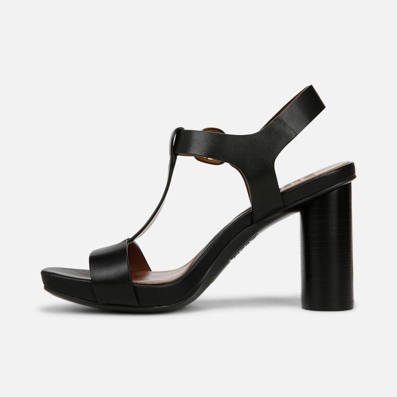 Naturalizer Women's Jordis Dress Sandal - Black Leather