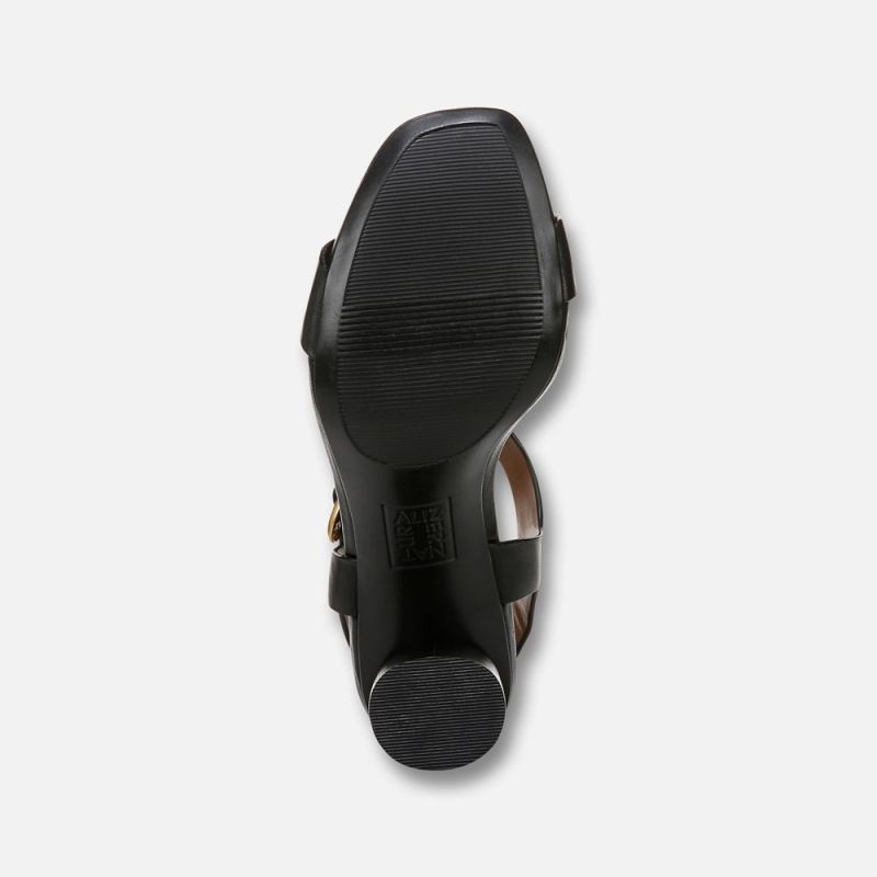 Naturalizer Women's Jordis Dress Sandal - Black Leather